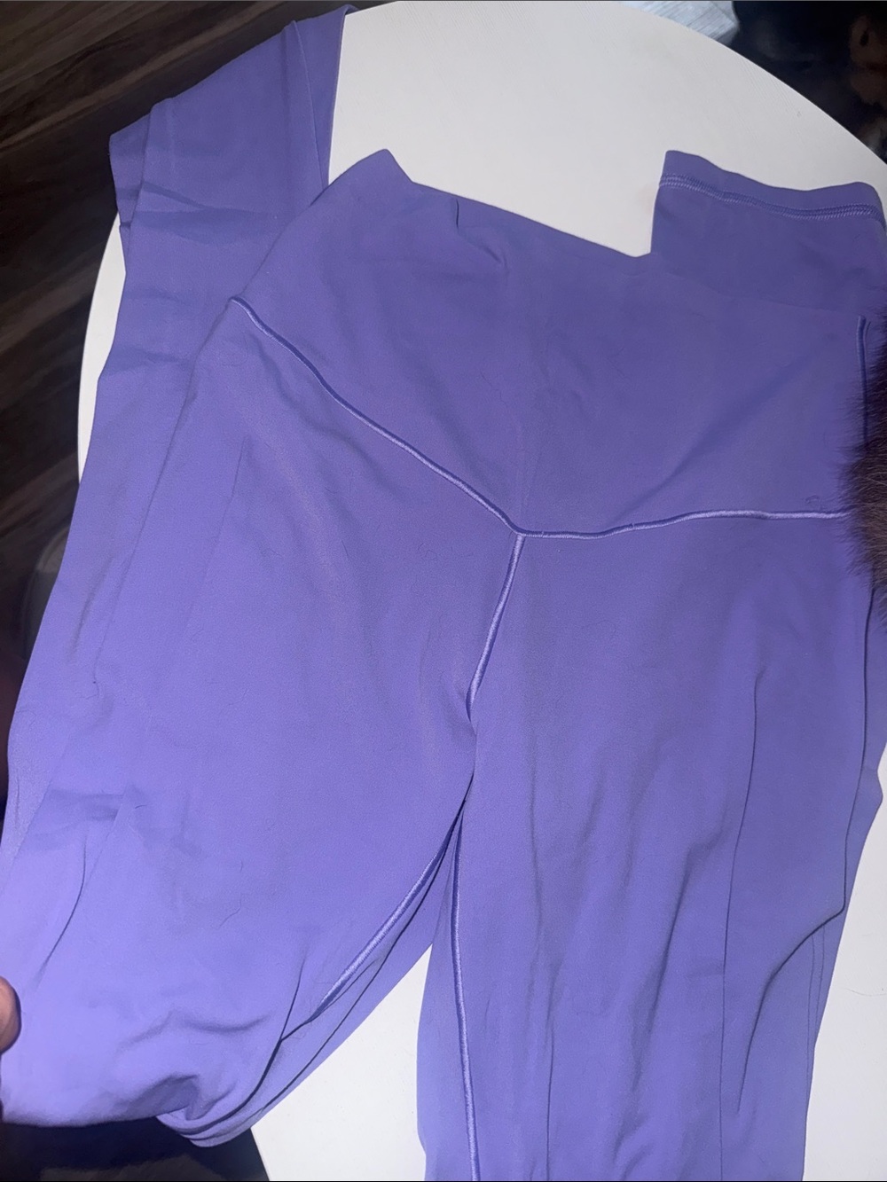 AERIE High-Waist Purple Workout Leggings